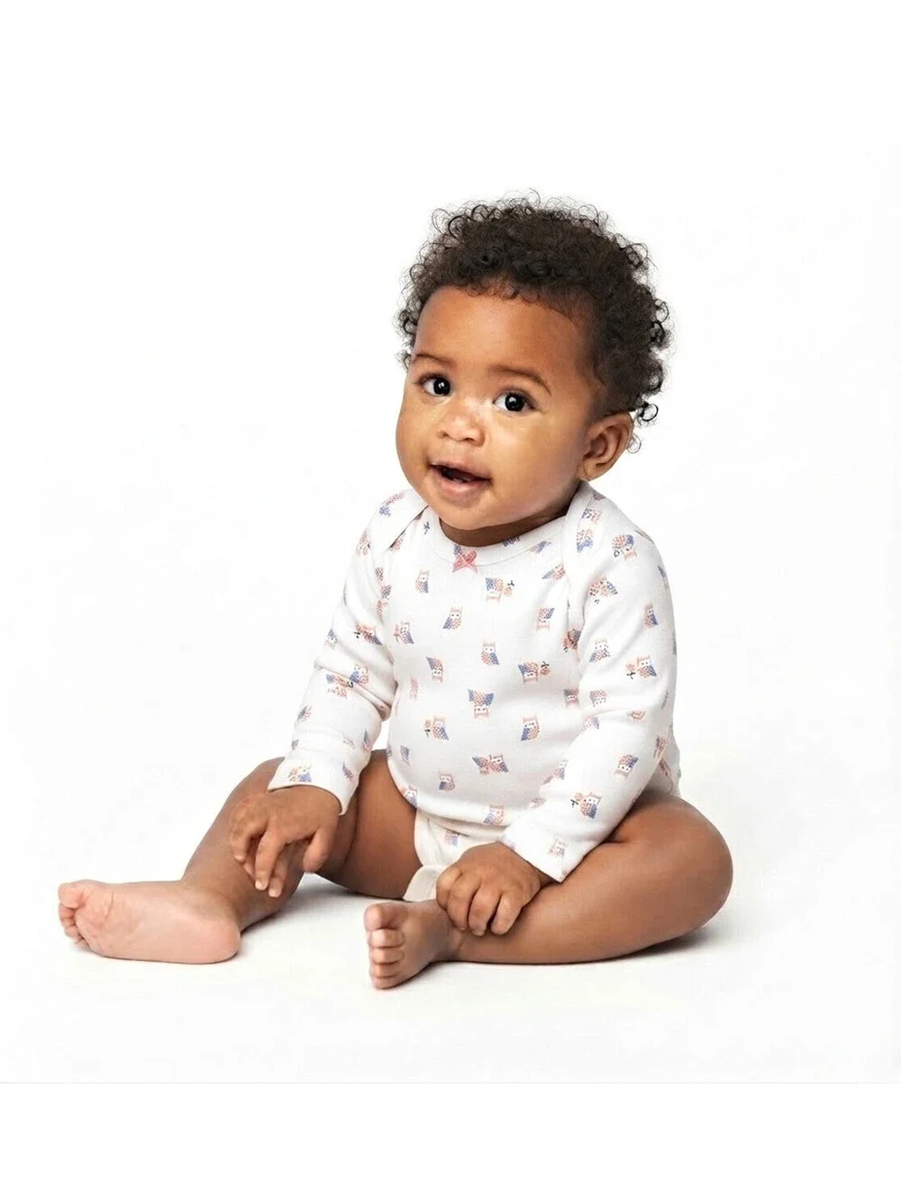2 Carter's Long-Sleeve Bodysuits sz 18 Months